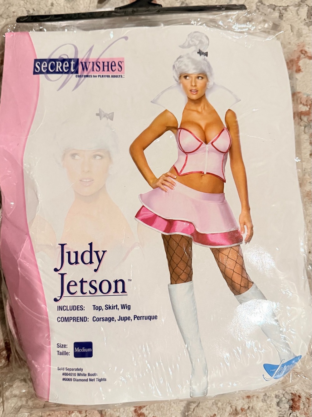 NEW Judy Jetson Pink Costume Top & Skirt Set